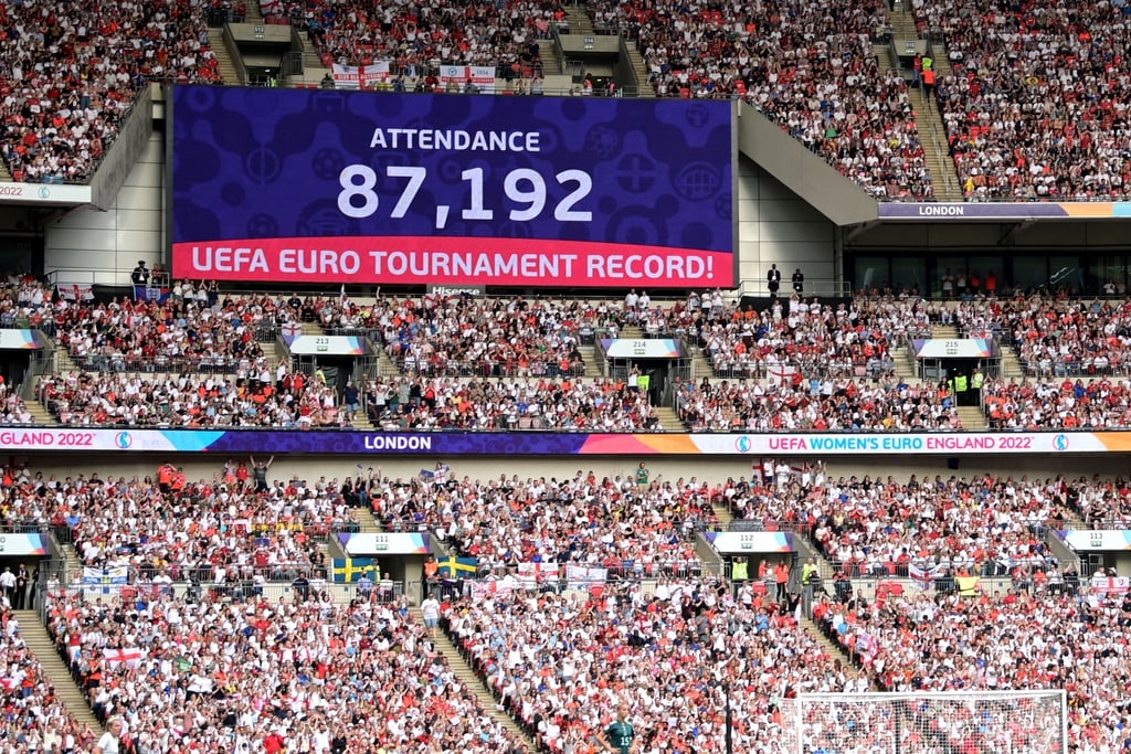 87.192 Zuschauer verfolgten im Wembley-Stadion das Finale der Frauen-EM.