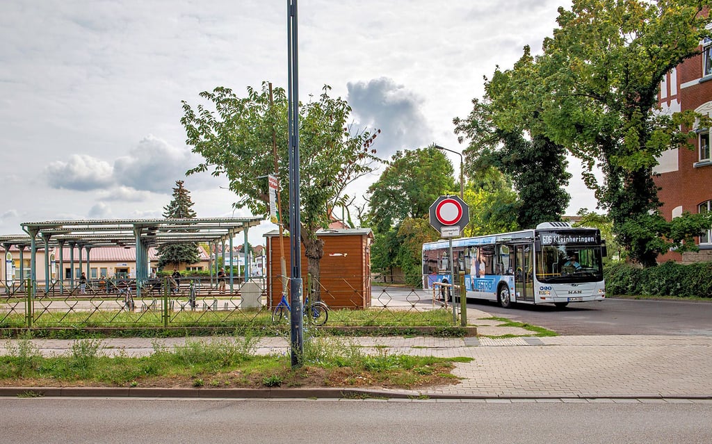 City-Busstopp Hallesche Straße Naumburg