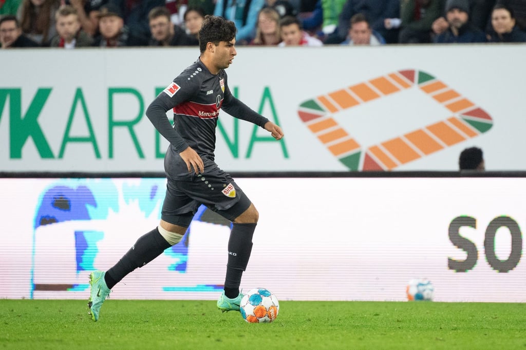 Stürmer Wahid Faghir spielt eigentlich für den VfB Stuttgart.