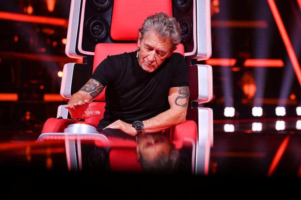 „The Voice"-Juror Peter Maffay drehte sich bei Kandidatin Franziska Kleinert um.