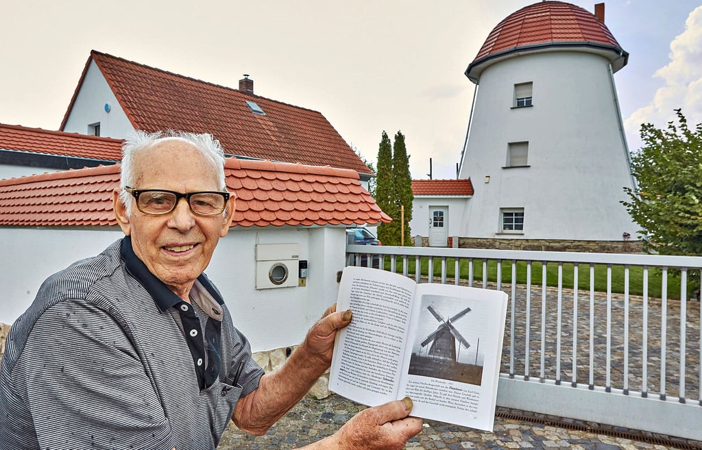 Georg Kloppe kann sich noch gut an die Müller der Mühle in Altenburg erinnern.