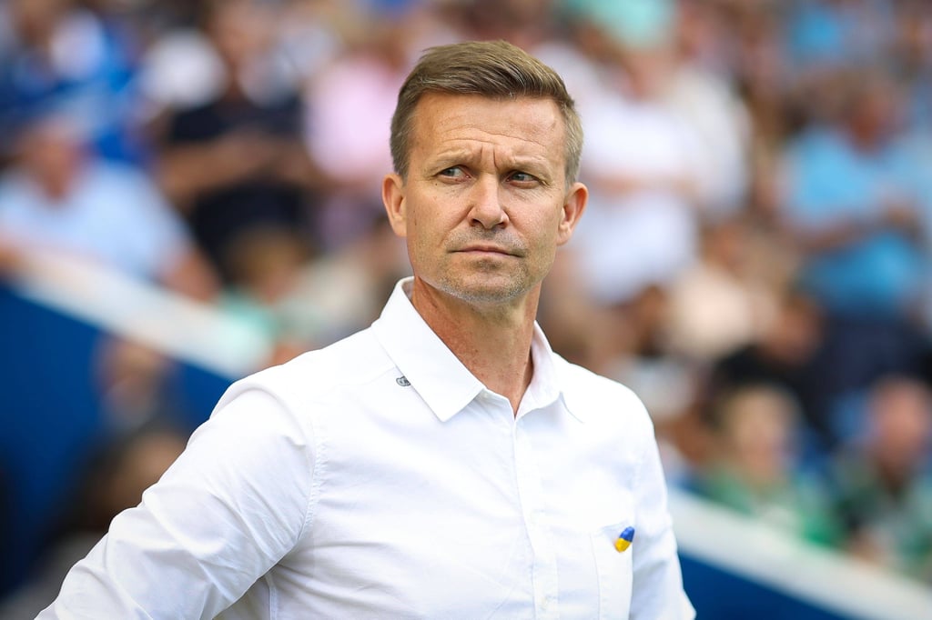 Jesse Marsch an der Seitenlinie bei Leeds United.