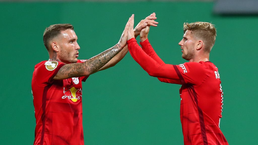 In David Raum (l.) und Timo Werner holte RB Leipzig im Sommer gleich zwei aktuelle deutsche Nationalspieler.