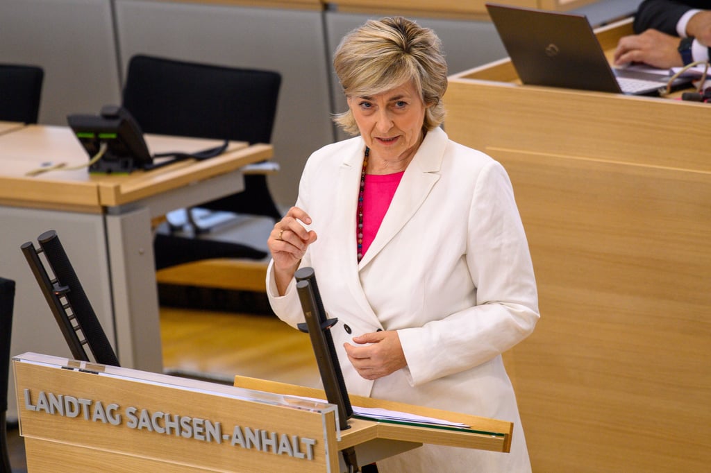 „Wir sind nicht in allen Teilen der Bevölkerung so verankert, wie wir es sein sollten": MDR-Intendantin Karola Wille am Freitag im Magdeburger Landtag.