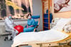 Zum 1. September wurde die Klinik für Gynäkologie und Geburtshilfe am Harzklinikum  in Wernigerode konzentriert. Chefarzt Dr. Markus Hermsteiner im Gespräch mit Hebamme Tanja Nieweg im Kreißsaal in Wernigerode.