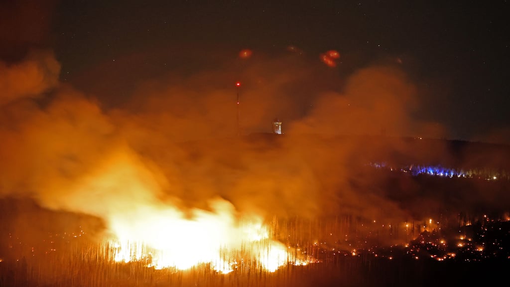 Am Brocken haben rund 150 Hektar Wald gebrannt - das sind etwa 210 Fußballfelder.