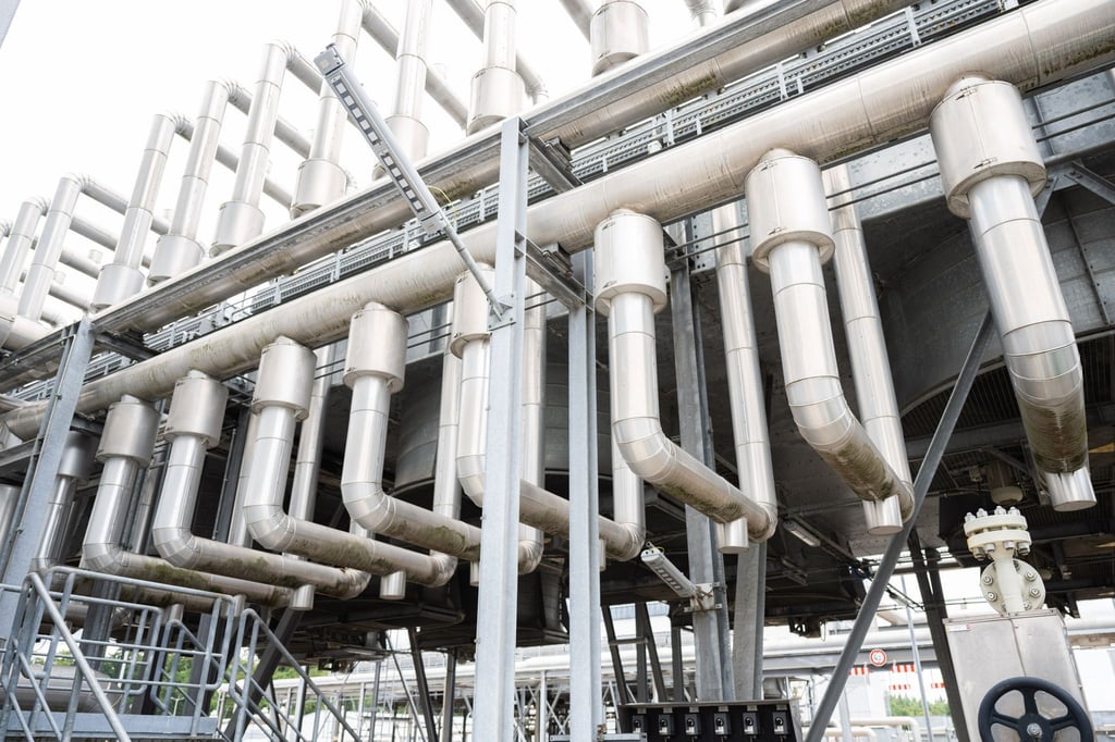 Deutschlands größter Gasspeicher im niedersächsischen Rehden.