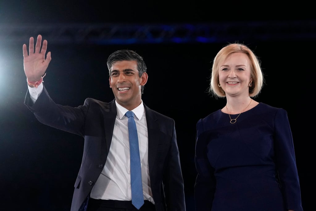 Rishi Sunak, ehemaliger Finanzminister, und Liz Truss, Außenministerin von Großbritannien, buhlen um die Nachfolge von Premierminister Boris Johnson.