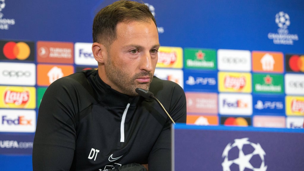 Wiederholt sich seine Schalker Vergangenheit bei RB Leipzig? Domenico Tedesco vor dem Spiel gegen Schachtjor Donezk.