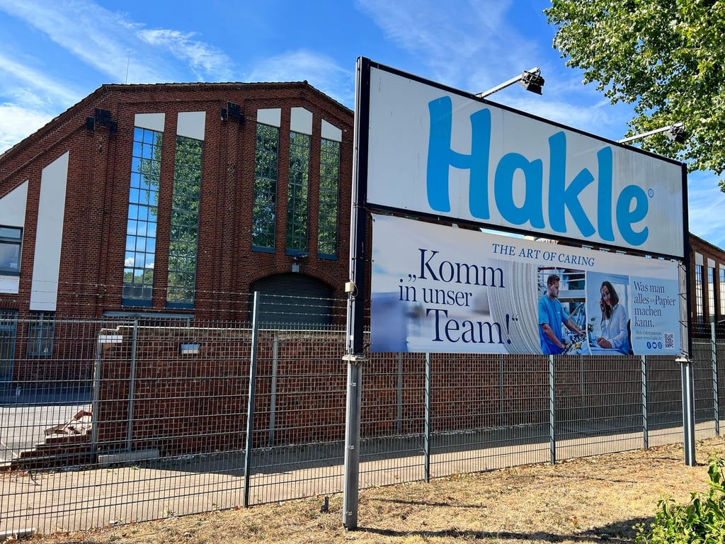 Die Zentrale des Hygienepapier-Herstellers Hakle in Düsseldorf.
