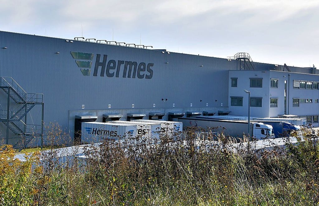 Hermes am Südhafen in Haldensleben. Ziel ist es, in Haldensleben an beiden Standorten bis 2030 klimaneutral zu sein.