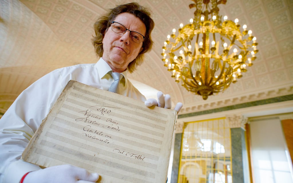 Anfang 2019 entdeckte Initiator Thomas Fritzsch eine originale Notenhandschrift Carl Friedrich Abels in Köthen.