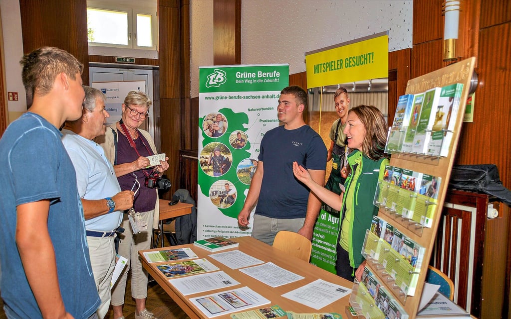 Ein neuer Trend sind die sogenannten grünen Beurfe in Sachsen-Anhalt. Eltern und Schüler interessierten sich sehr für die Möglichkeiten in der Region in diesem Bereich.