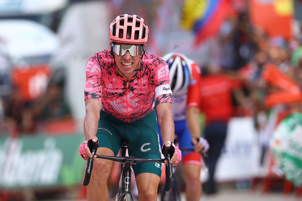 Der Kolumbianer Rigoberto Uran gewann die 17. Vuelta-Etappe.