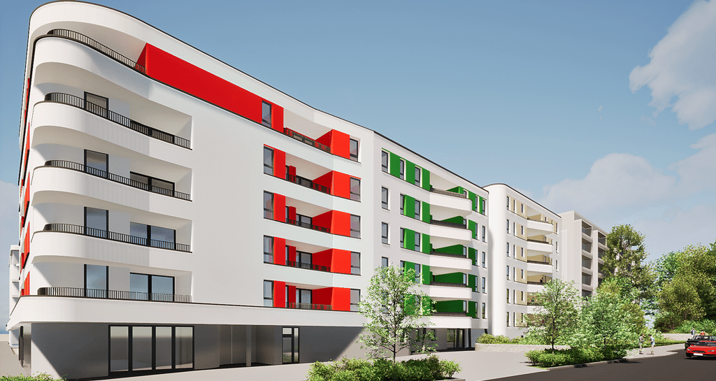 So soll es aussehen, wenn der dritte Abschnitt der Lindenhofterrassen in Halberstadt gebaut ist.