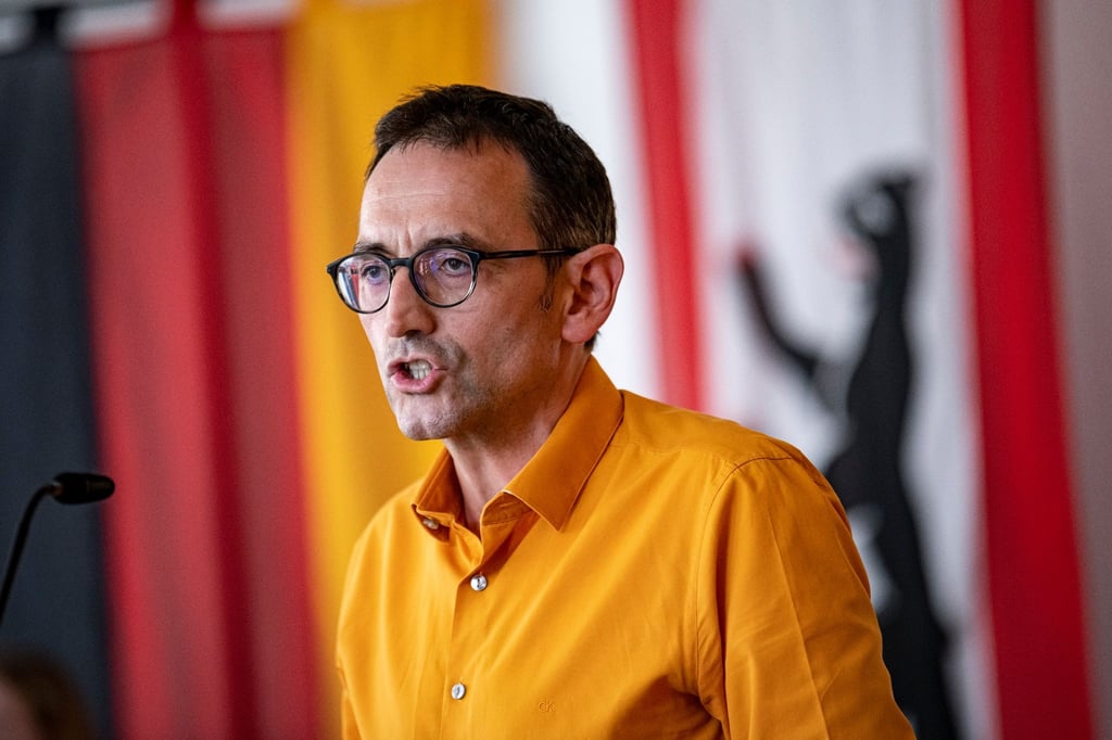 Stephan von Dassel (Bündnis 90/Die Grünen), Bezirksbürgermeister von Berlin Mitte, spricht.