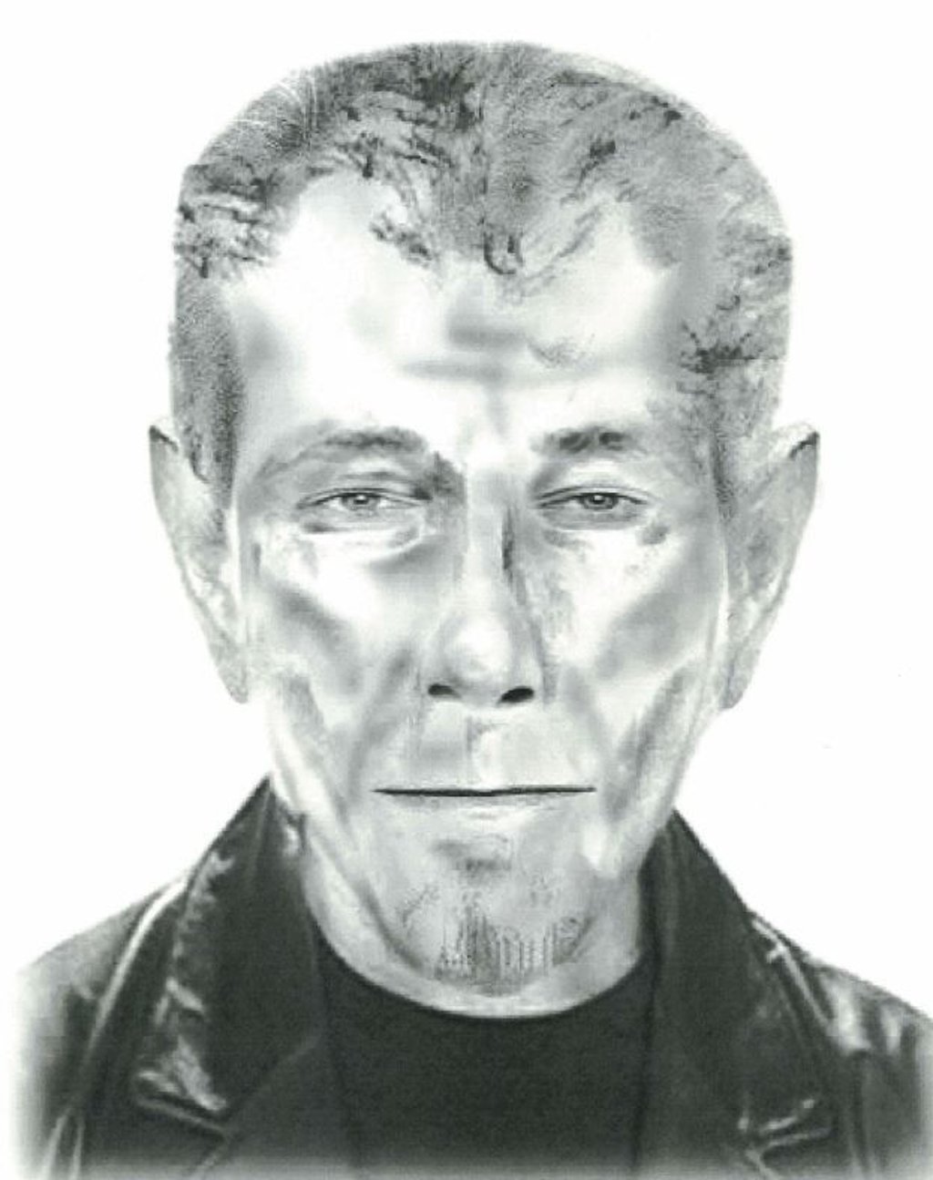 Die Polizei sucht nach einem Gebäudebrand 2021 in Zörbig nach dem Brandstifter: Eine andere Variante des Phantombildes.