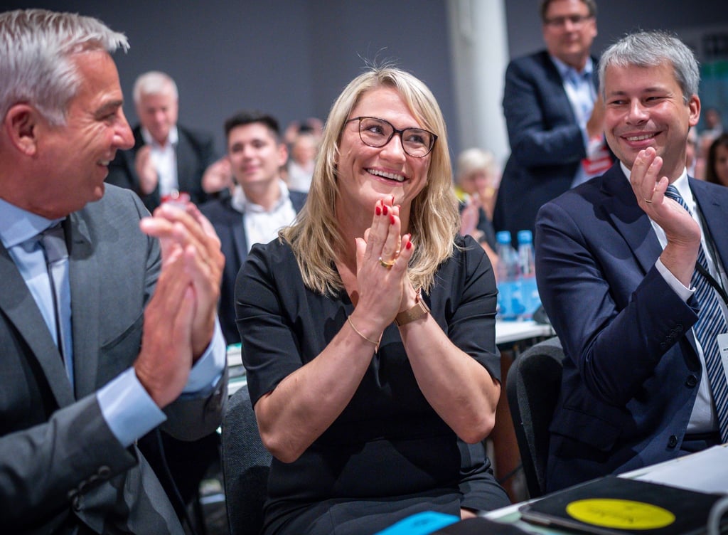 Christina Stumpp (CDU) freut sich über ihre Wahl als stellvertretende Generalsekretärin der Partei.