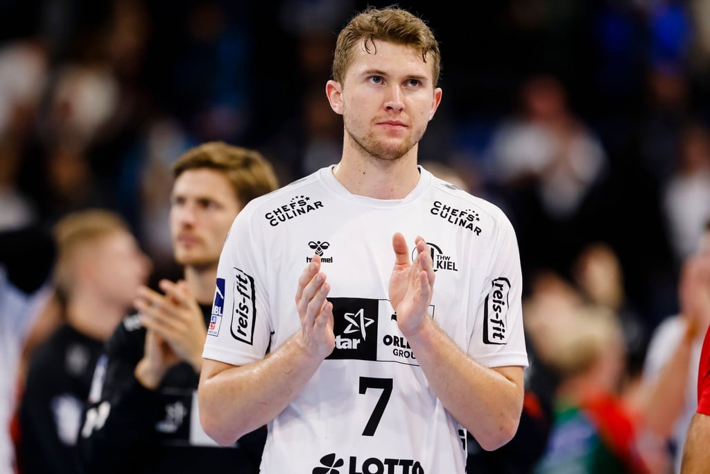Trägt seit 2018 das Trikot der „Zebras“: Handball: Magnus Landin hat beim THW Kiel bis 2025 verlängert.