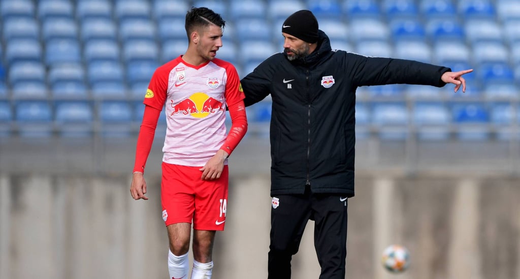 Gemeinsam in Salzburg: Dominik Szoboszlai und Marco Rose