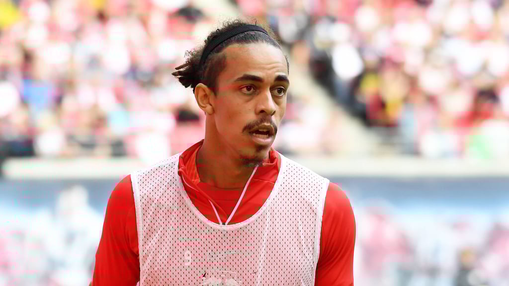 Yussuf Poulsen durfte bei RB Leipzig wieder auf der Bank Platz nehmen.