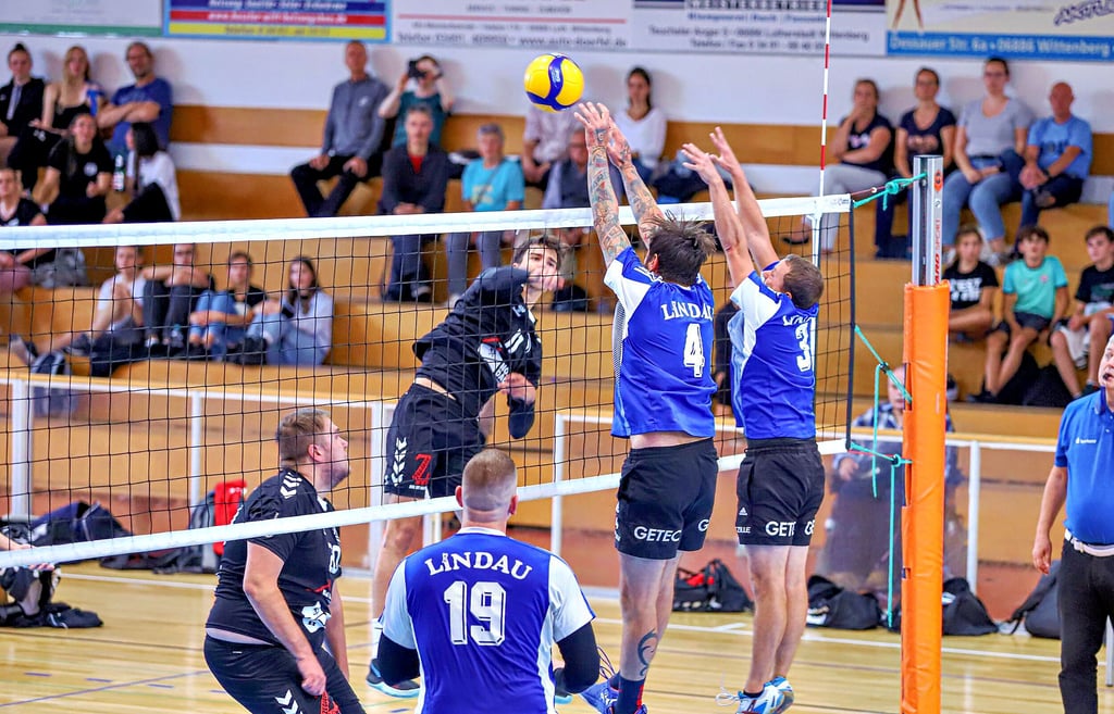 MTV-Mann Manuel van Bentum  überwindet den Lindauer Block. 