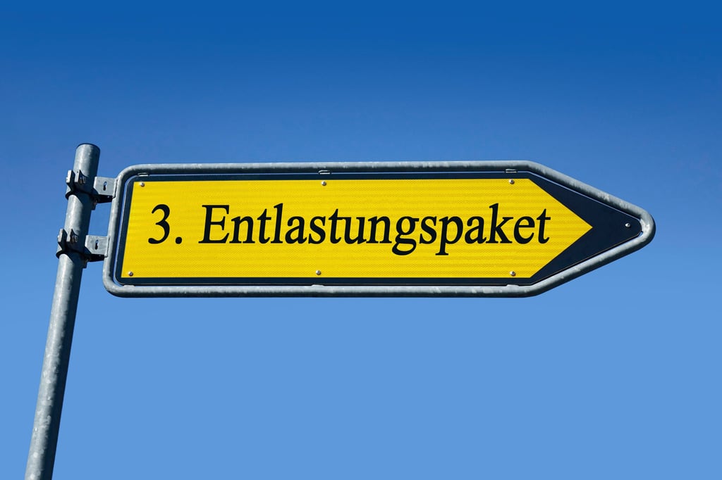 65 Milliarden Euro hat die Bundesregierung für das 3. Entlastungspaket veranschlagt.