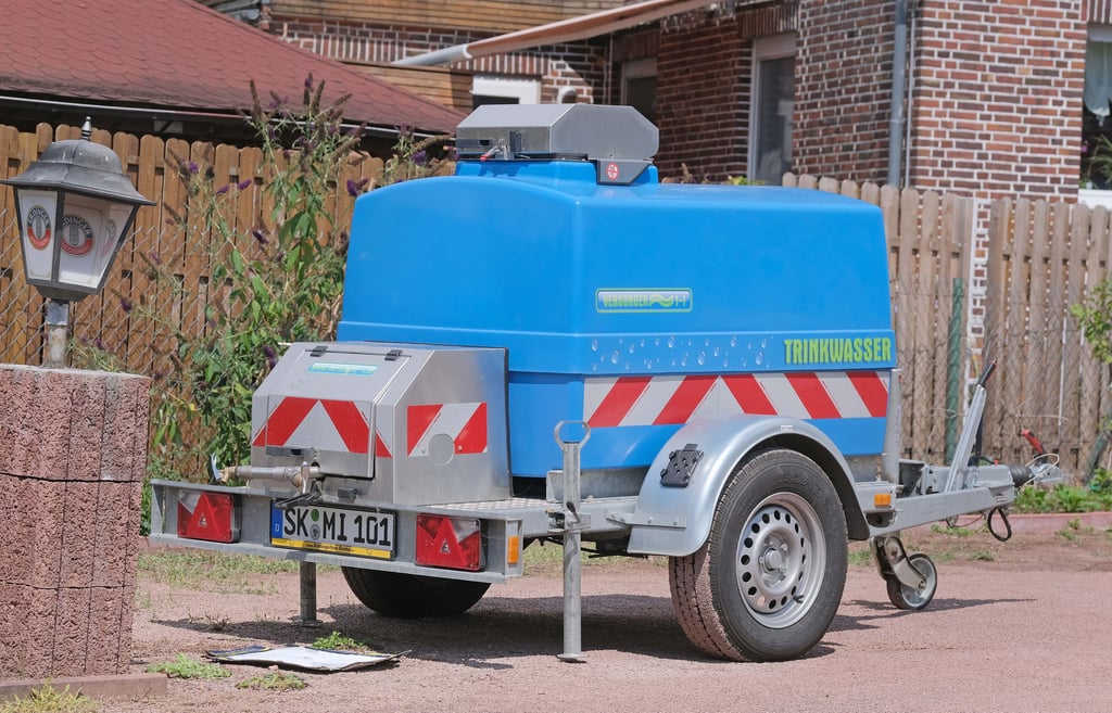 Ein Wasserwagen wird in Edersleben vor Ort sein.