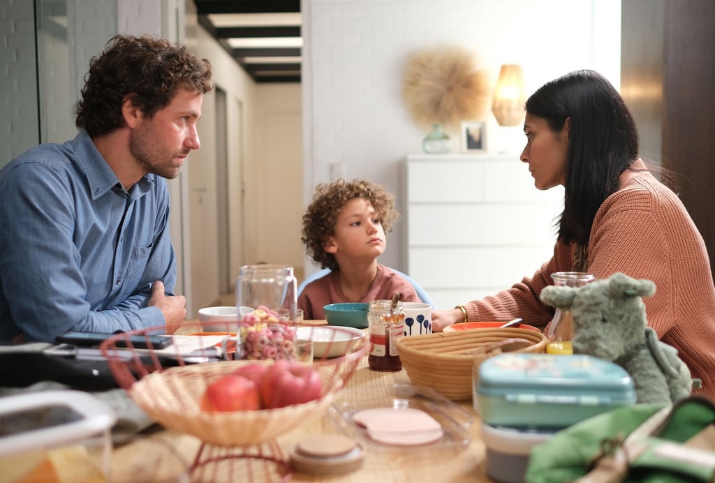 „In falschen Händen“: Tom (Florian Stetter, l) und Nika (Pegah Ferydoni, r) müssen Leon (Sole Inan Ikas, M) erklären, warum sie sein geliebtes Kindermädchen gefeuert haben.