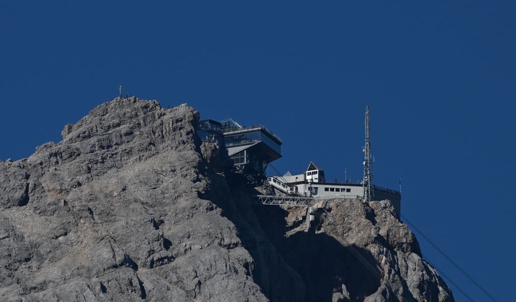 Der Gipfel der Zugspitze.