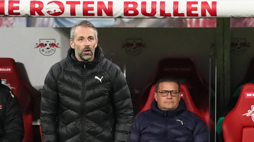 Marco Rose und Max Eberl saßen bereits auf der Bank bei RB Leipzig.