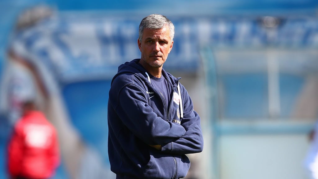 Hansa-Trainer Jens Härtel trifft in der 2. Bundesliga auf seinen Ex-Klub 1. FC Magdeburg.