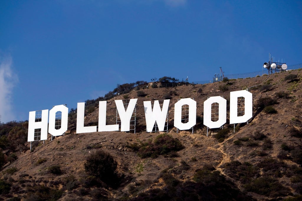 Der berühmte Schriftzug „Hollywood“ in den Hollywood Hills.