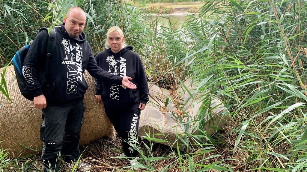 Christian Keil und seine Lebensgefährtin Flavia wollen sich dafür einsetzen, dass See und Ufer wieder sauber werden.