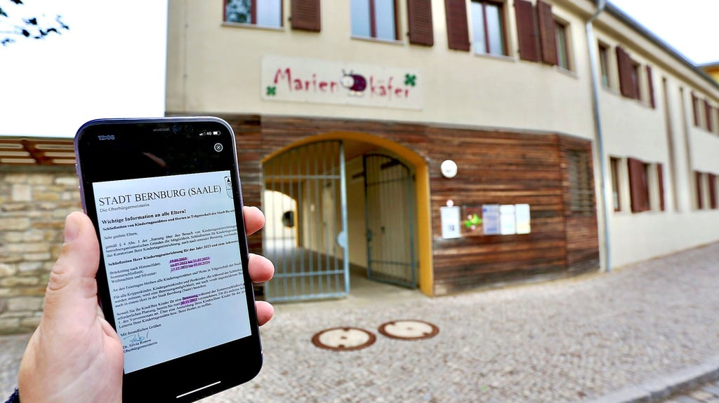 Bernburg: Ärger um neue Kita-Schließzeit - alle 14 Einrichtungen zu