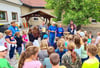 An der Grundschule „An der Mühle“ in Sachsendorf gab es eine Maler-Aktion, an dem die Schüler mit teilnahmen.