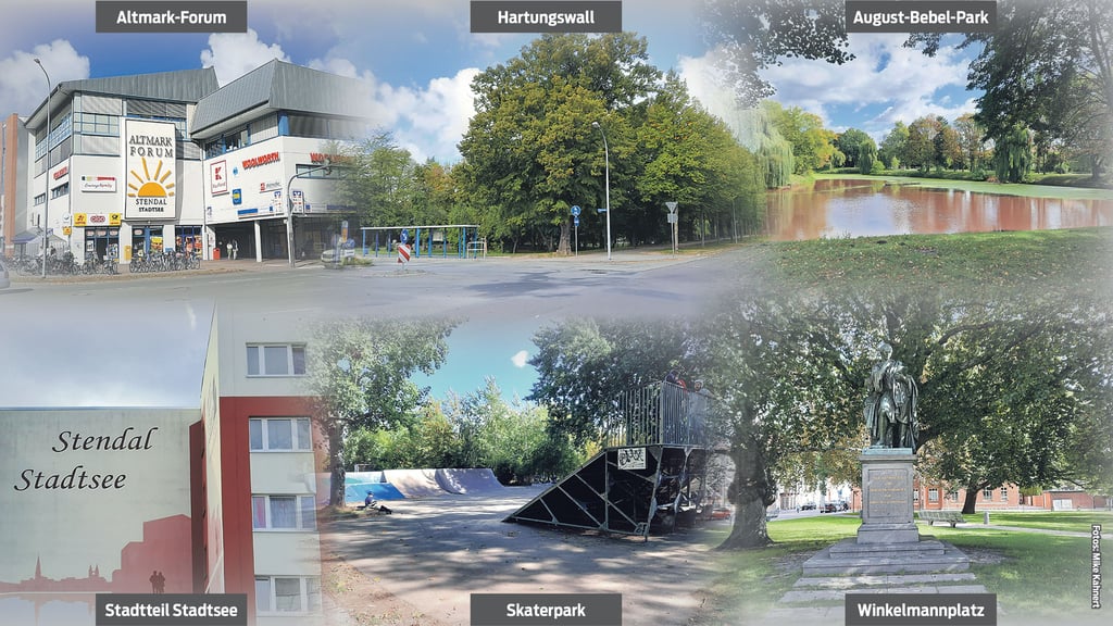 Sechs Brennpunkte in der Stadt Stendal: Eine Umfrage zum Sicherheitsbefinden der Bürger beantwortet, wie sicher bzw. unsicher sich die Bewohner in verschiedenen Regionen der Stadt fühlen.