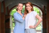 Die Schauspielerinnen Caroline Hanke (l) und Lena Dörrie sind die Hauptdarstellerinnen der neuen ZDF Krimi-Serie „Mordsschwestern“.