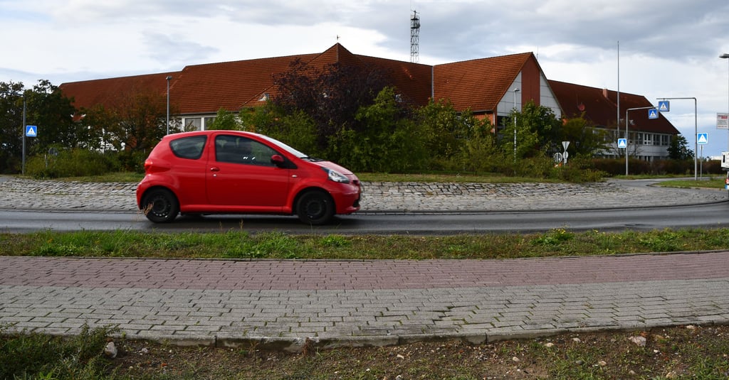 Der Polizei-Kreisel in Gardelegen.