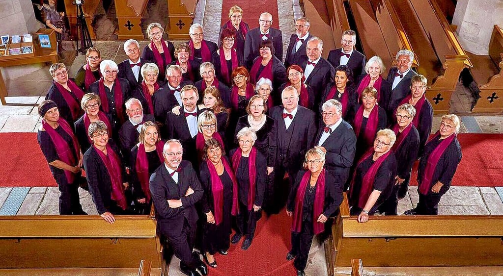Der Chor der evangelischen Kantorei Sangerhausen