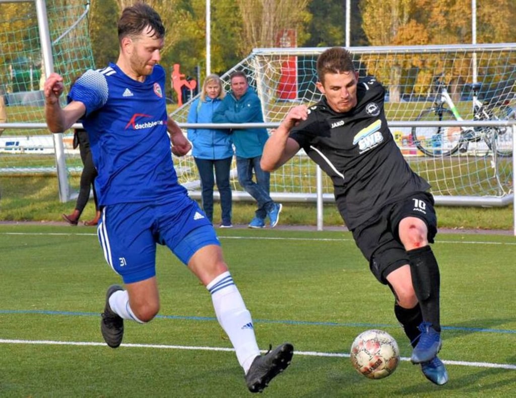 Kevin Zimmermann (links), hier in einem früheren Spiel, verlängert Westerhausens Verletztenliste.