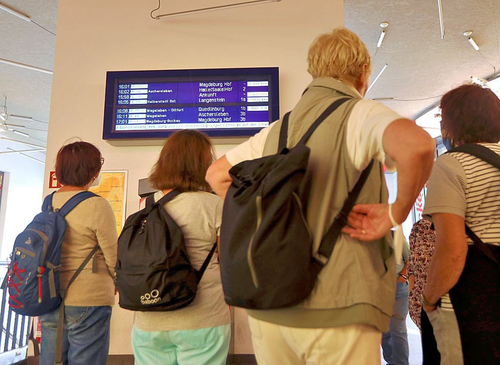 Rucksäcke zählen zu den häufigsten Gepäckstücken von Bahnreisenden - in einem davon war jetzt bemerkenswerter Reiseproviant.