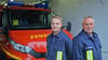 Andreas und Moritz Peileke, Vater und Sohn, führen die Friedrichsauer Feuerwehr. 