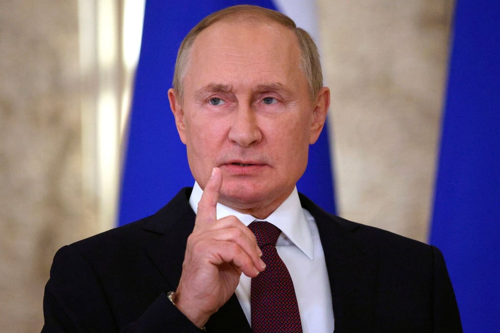 Kremlchef Wladimir Putin beim Gipfeltreffen der Shanghaier Organisation für Zusammenarbeit (SOZ).