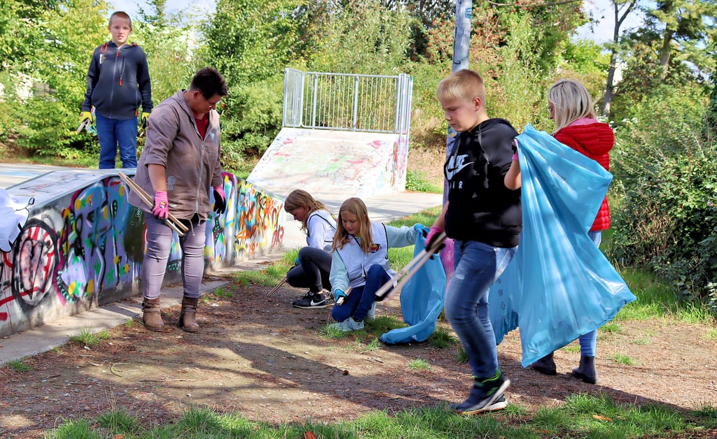 Zum ersten Mal beteiligt sich die Klötzer Sekundarschule am World Cleanup Day, dem weltweiten Aufräumtag.