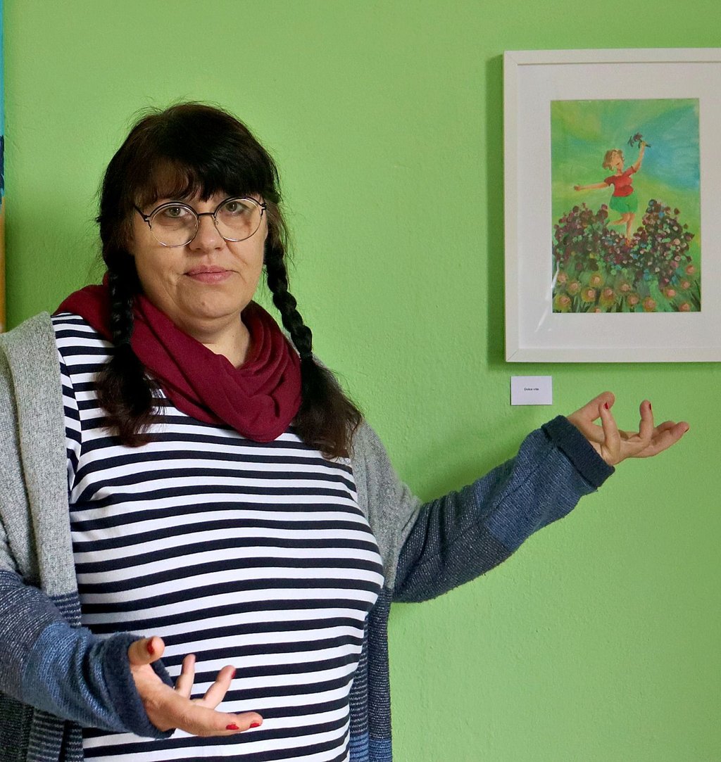 Für Rita Volkmann ist Malen auch ein notwendiger und willkommener Ausgleich zu ihrem Beruf. Ein Teil ihrer Werke wird nun ausgestellt.