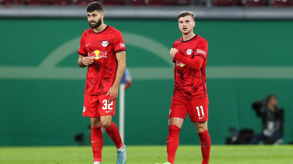 Gewinner und Verlierer bei RB Leipzig: Josko Gvardiol (l.) und Timo Werner.
