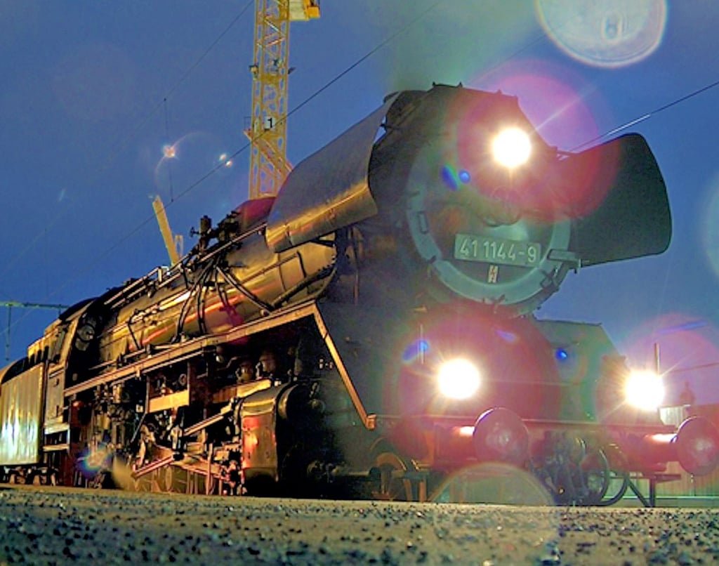 Die Lok 41 1144-9 wird vier der fünf Pendelfahrten zwischen Staßfurt und Klostermansfeld am historischen Eisenbahnwochenende übernehmen.