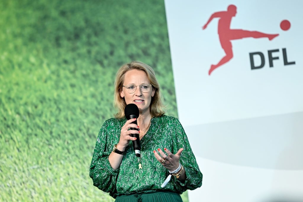Donata Hopfen, Geschäftsführerin der Deutschen Fussball Liga (DFL).