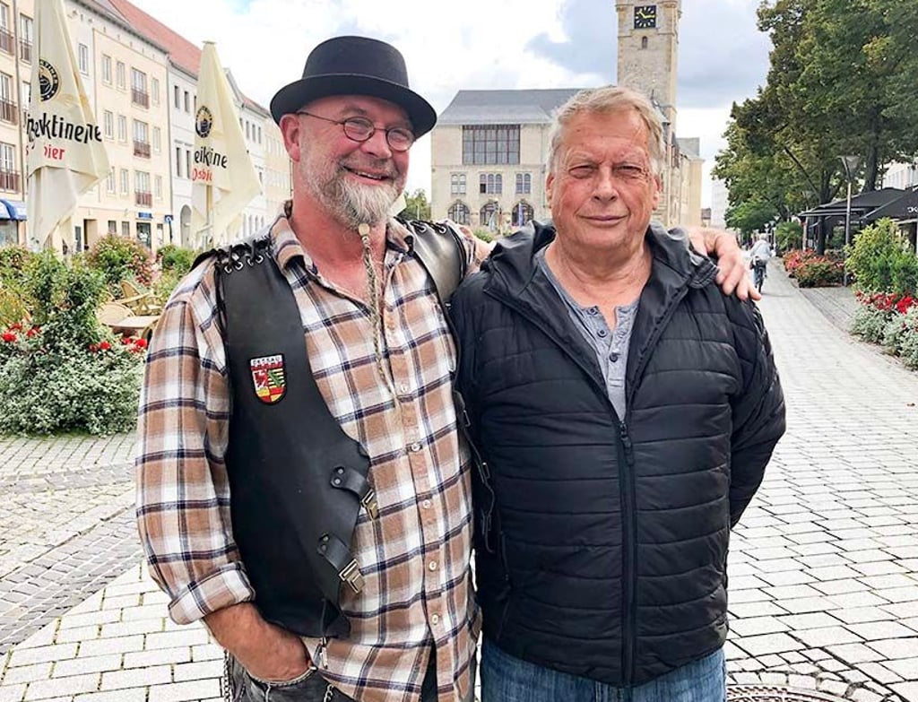 Karl Heinz Richter und Ingo Ondrey organisieren die Ausfahrt.